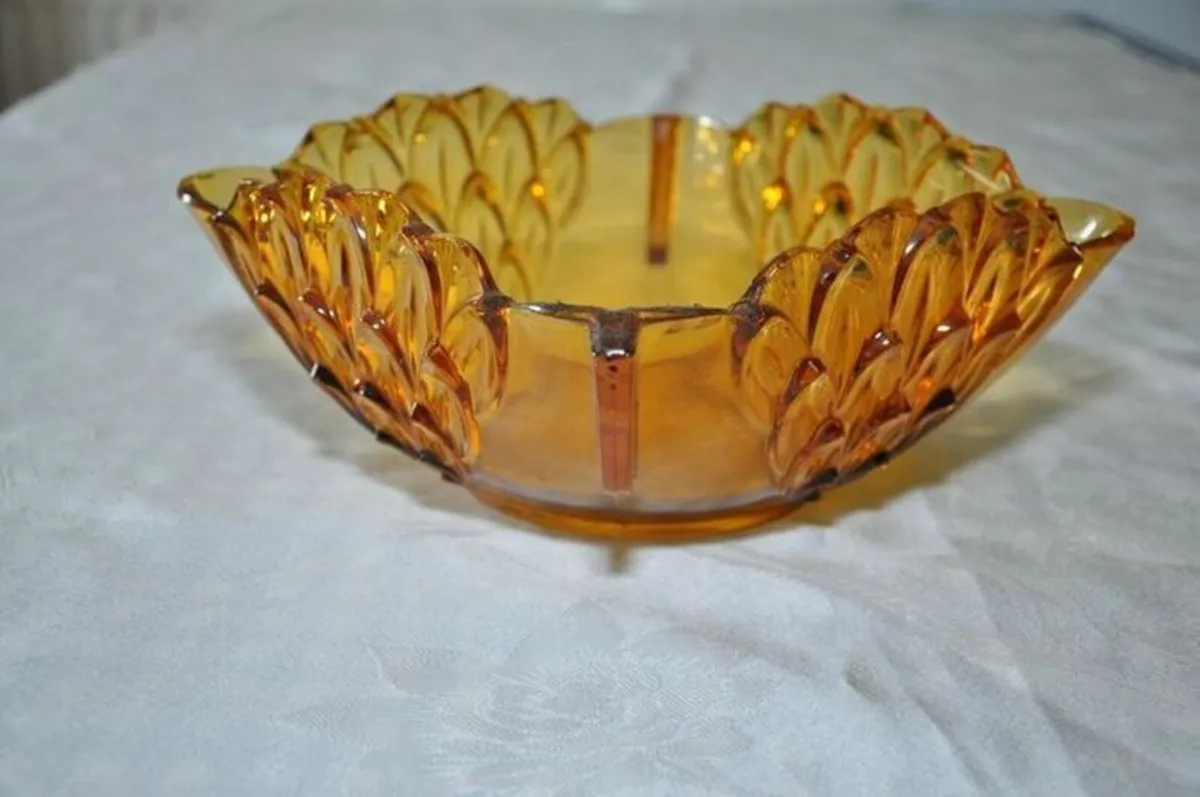 Art deco amber bowl - Image 3