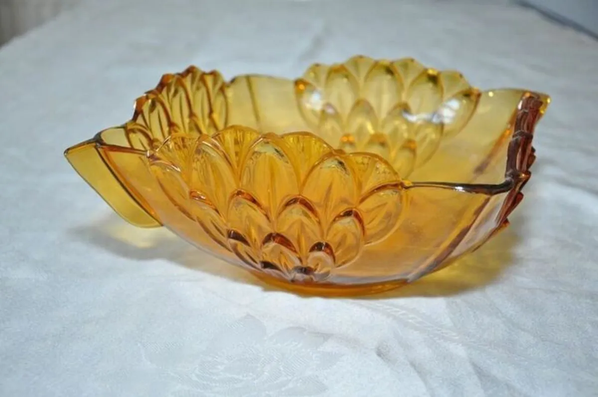 Art deco amber bowl - Image 1