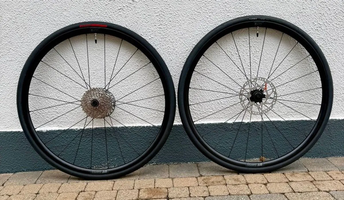 NEW Disc Wheelset (Road) - tyres, tubes, rotors, cassette inc. - Image 1