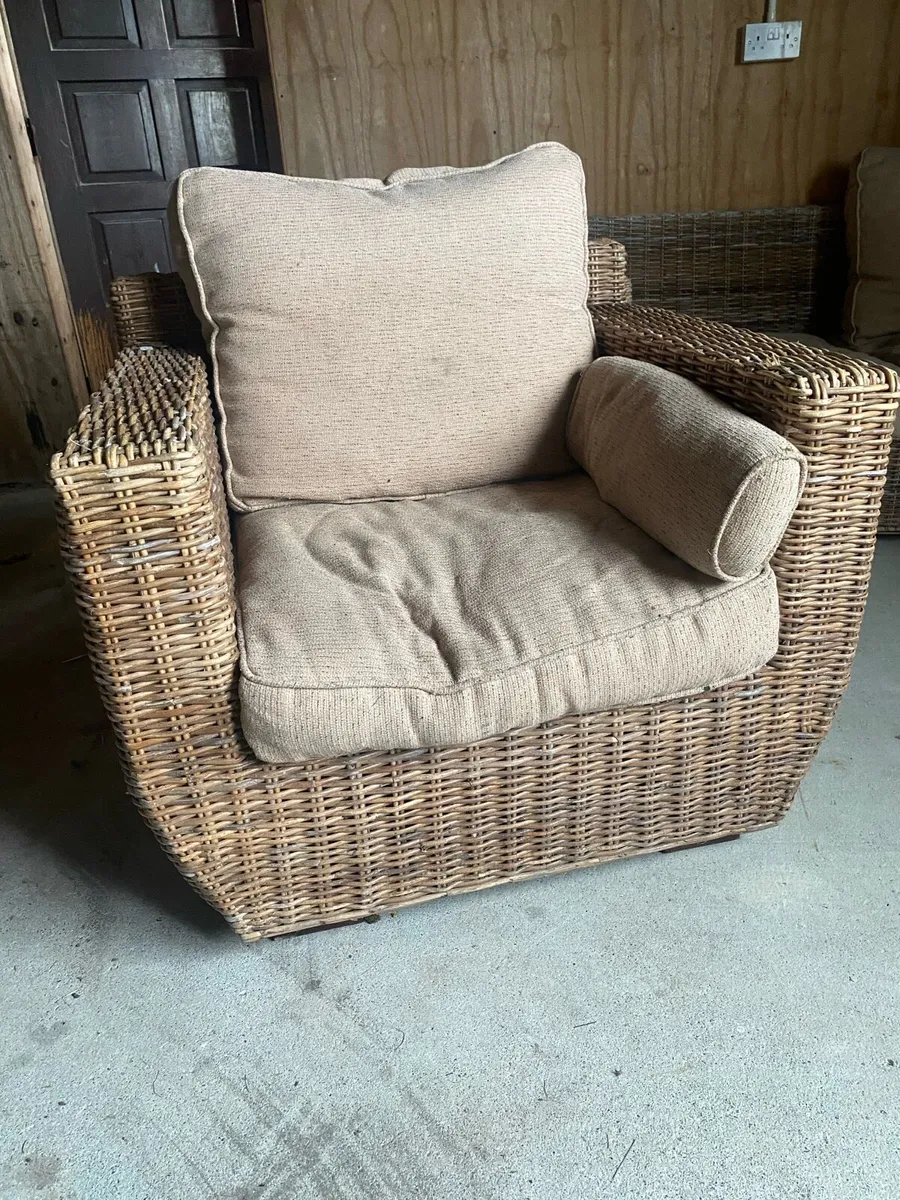 Garden Furniture Set – Armchair & 2-Seater Sofa - Image 2