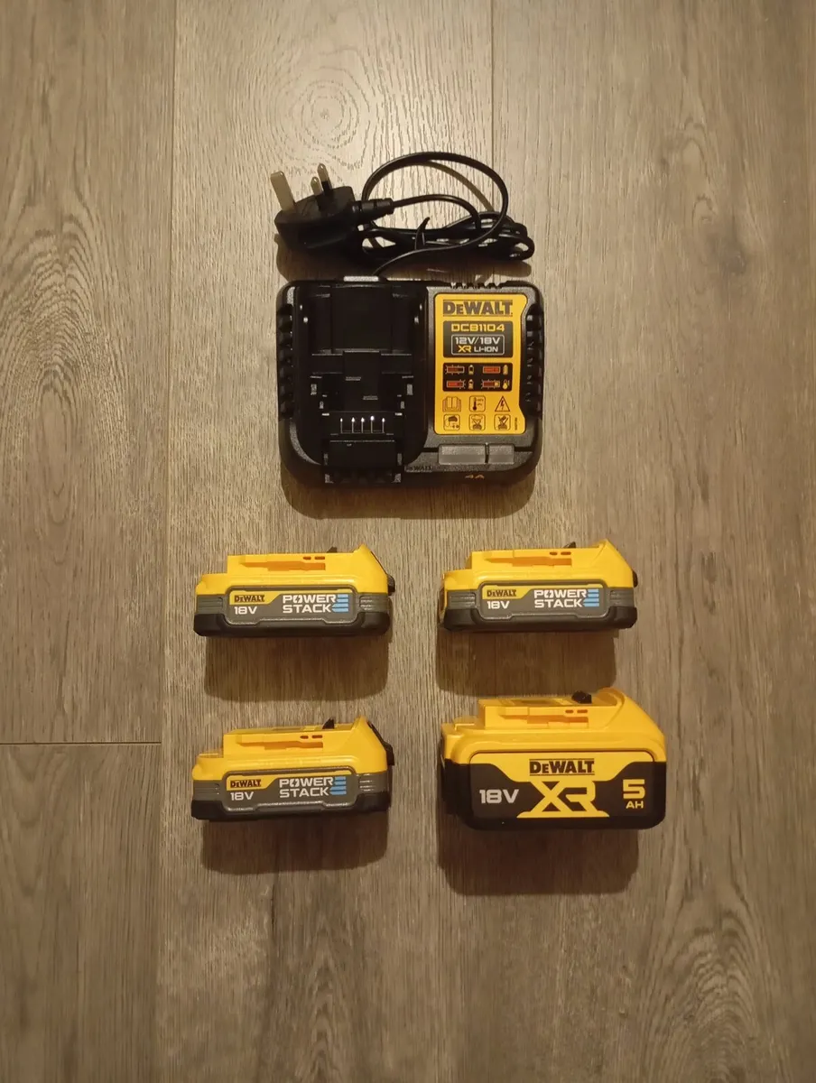 DeWalt Batteries & Charger (New)