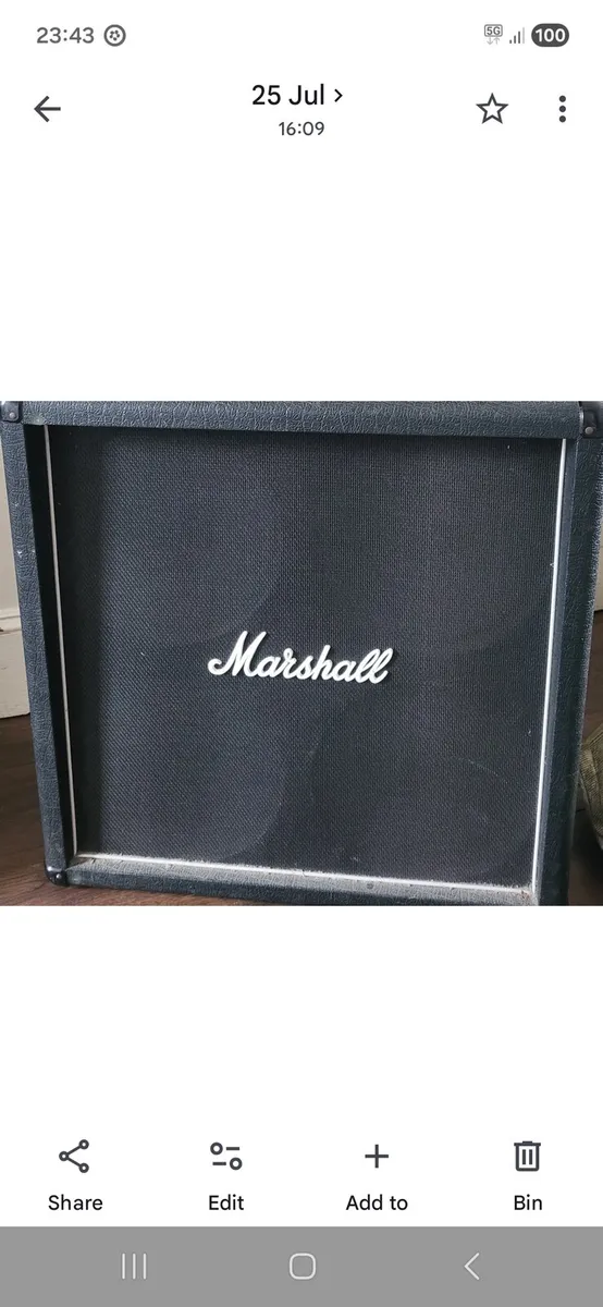 Marshall 8412 cab