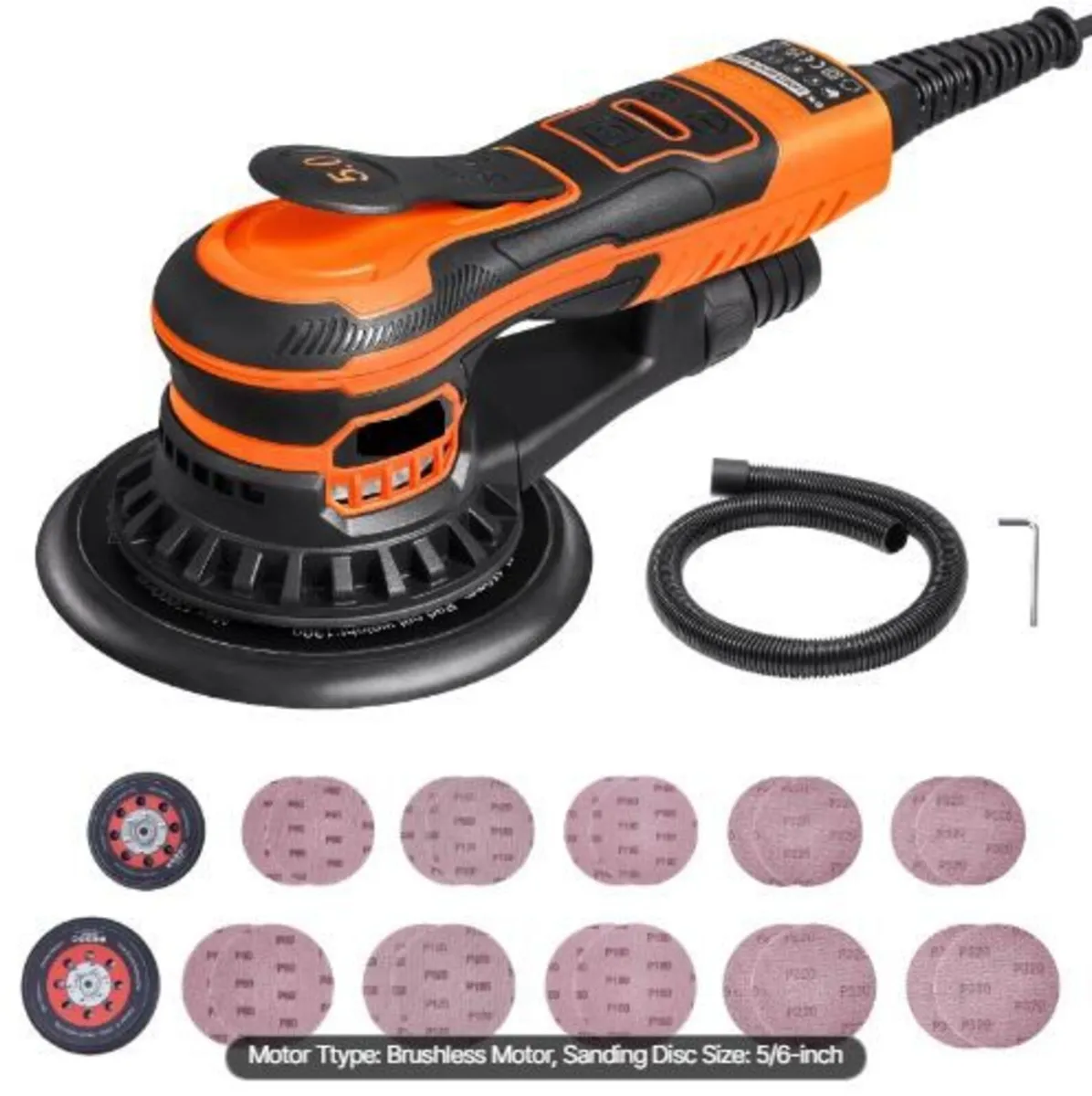 Random Orbital Sander 5 & 6-Inch, 350W - Image 1
