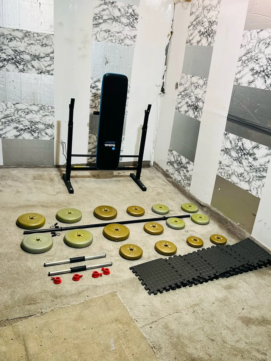 WEIGHTS BARBELL DUMBBELLS BENCH MATS - Image 2
