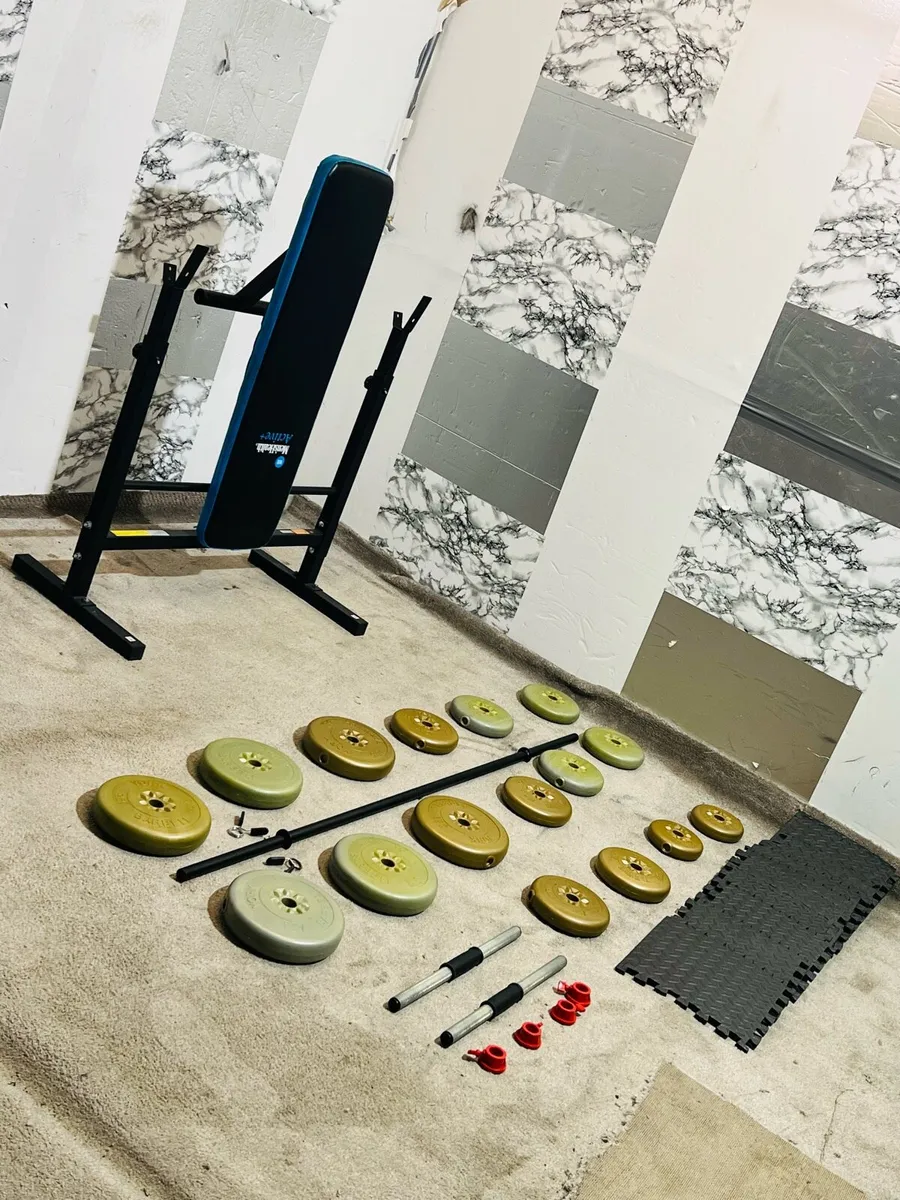 WEIGHTS BARBELL DUMBBELLS BENCH MATS - Image 3