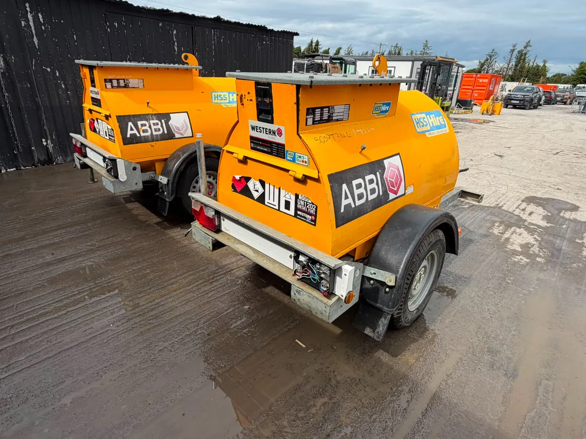 Western towable 500L diesel fuel bowser - Image 3