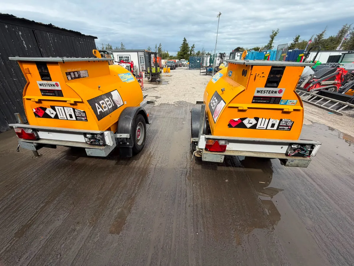 Western towable 500L diesel fuel bowser - Image 4