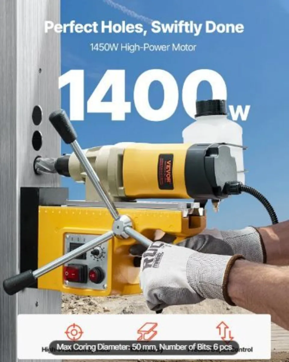 Magnetic Drill, 1400W - Image 1