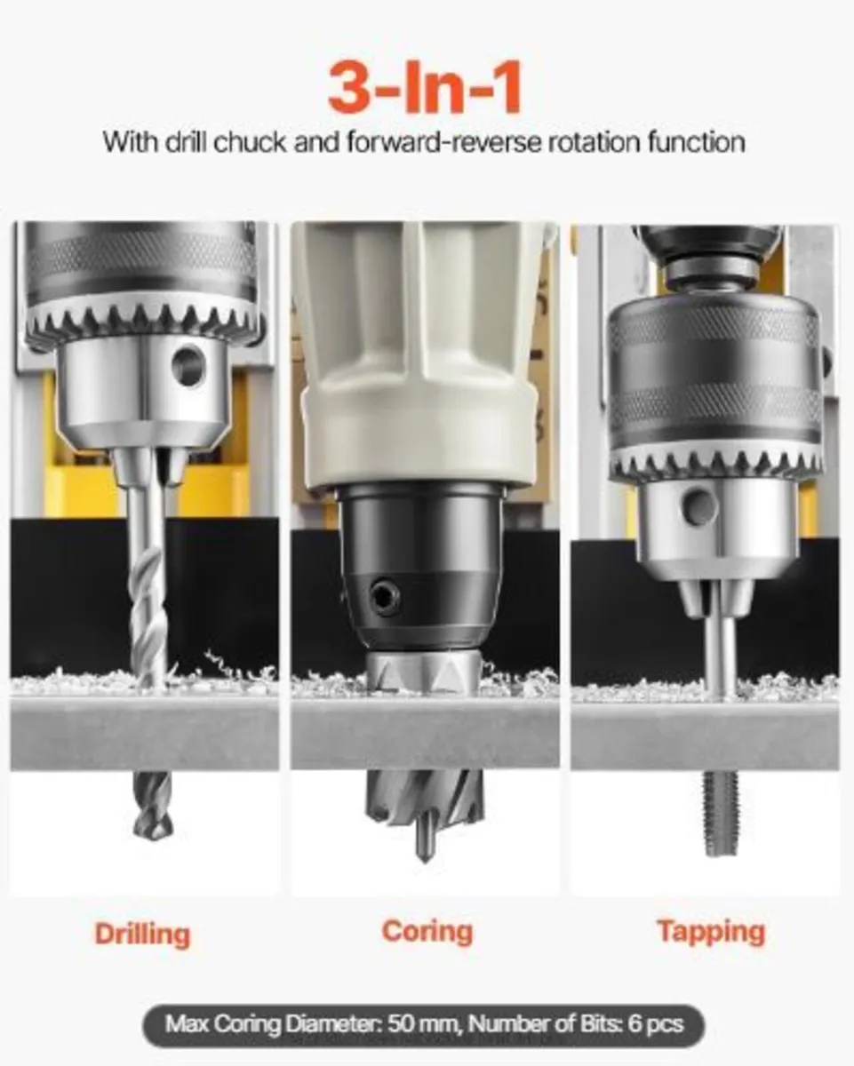 Magnetic Drill, 1400W - Image 3