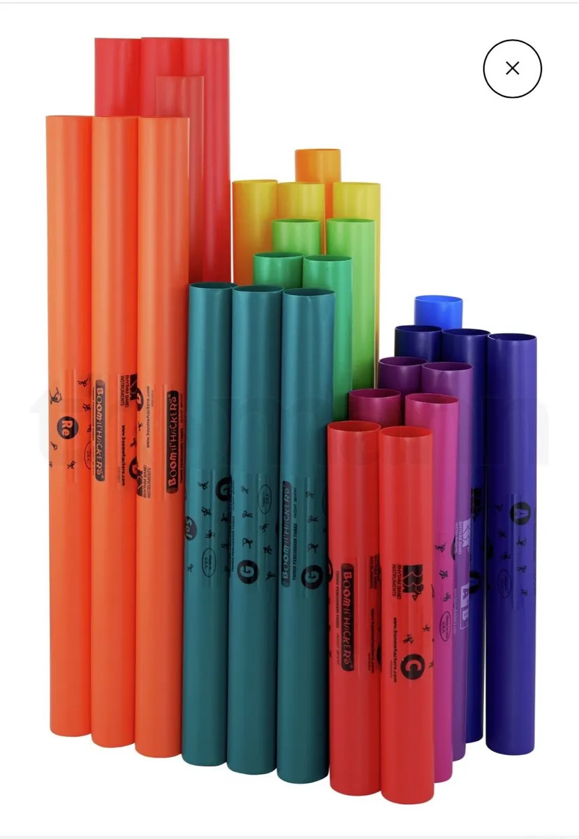 28 Boomwhackers with bag & Octavator Caps - Image 1
