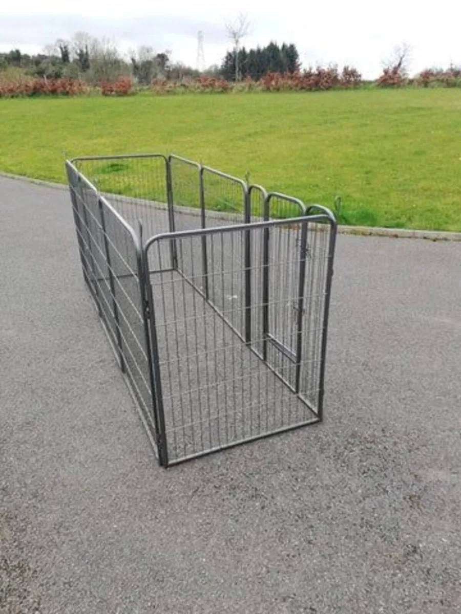 8 Panel Dog enclosure kennel Free Delivery - Image 3