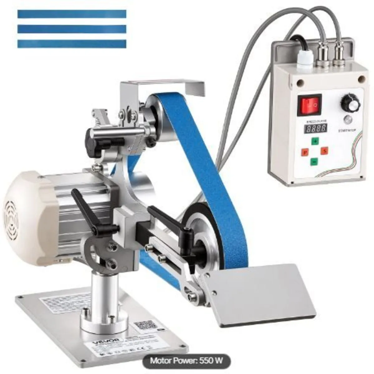 Belt Grinder Sander with VFD, 762mm x 25.4mm - Image 4