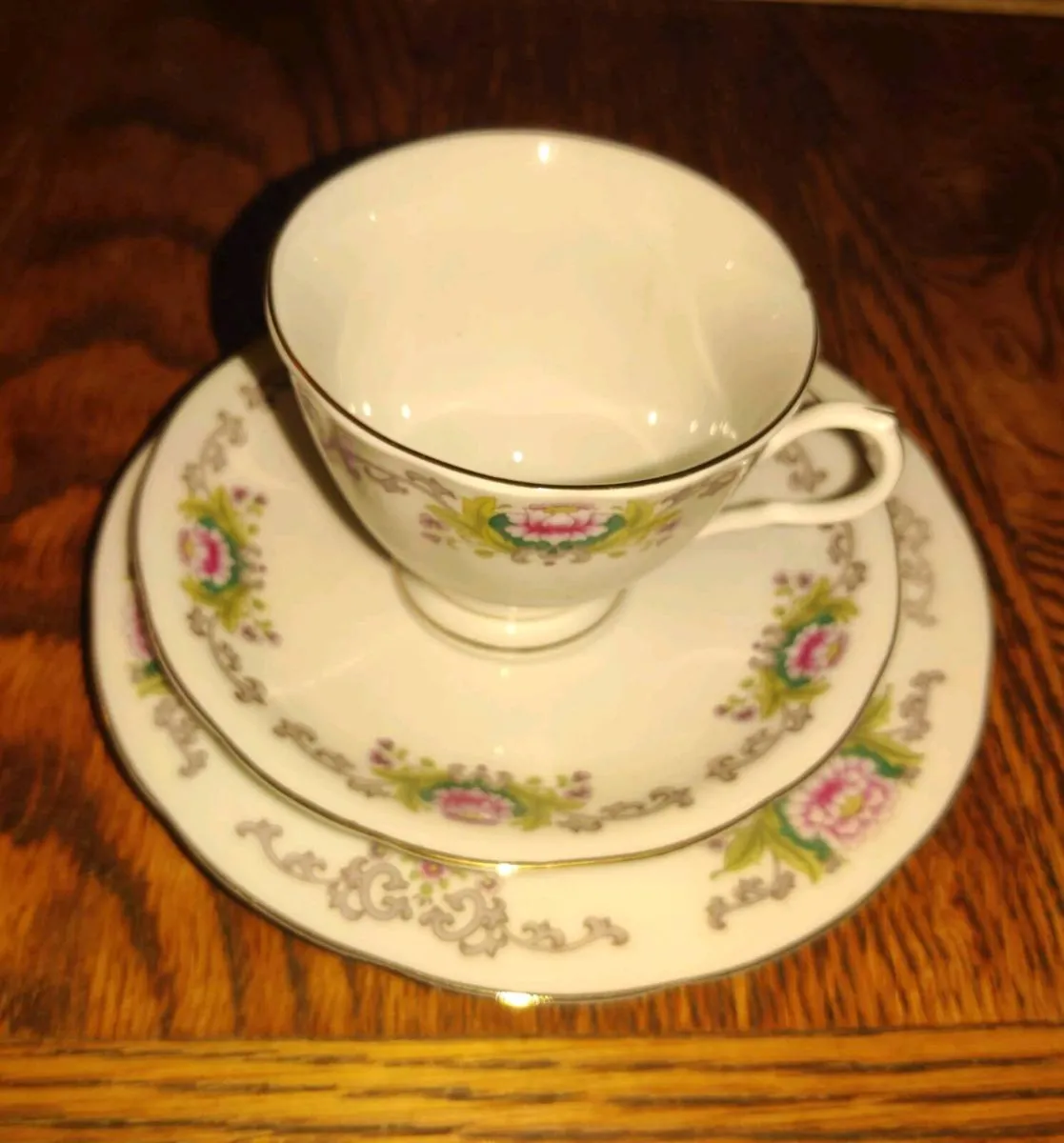 CHINESE AFTERNOON TEA SET, New 24CT Gold Painted - Image 4