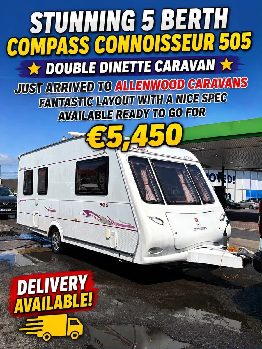 Compass Connoisseur 5 Berth Caravan For Sale - Image 1