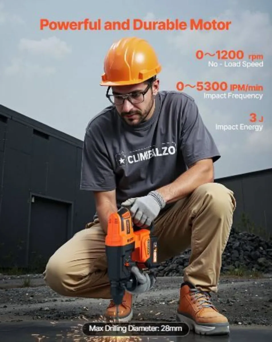20V Brushless Cordless Hammer Drill - Image 3