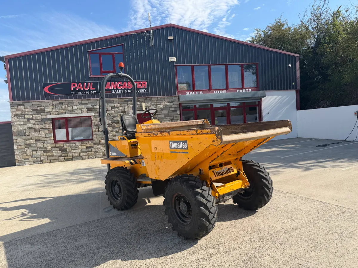 Thwaites 3 ton dumper 2015 - Image 1