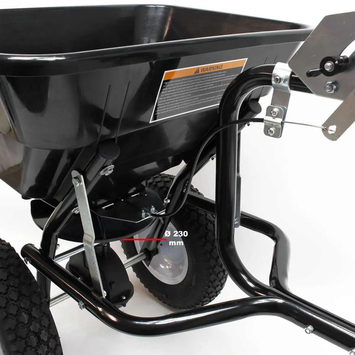 Spreader with 29L Capacity for Ride-on Lawnmower - Image 1