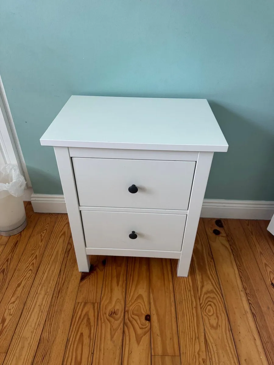 IKEA Vanity Dresser & Stool. Ikea2 Drawer cabinet - Image 3