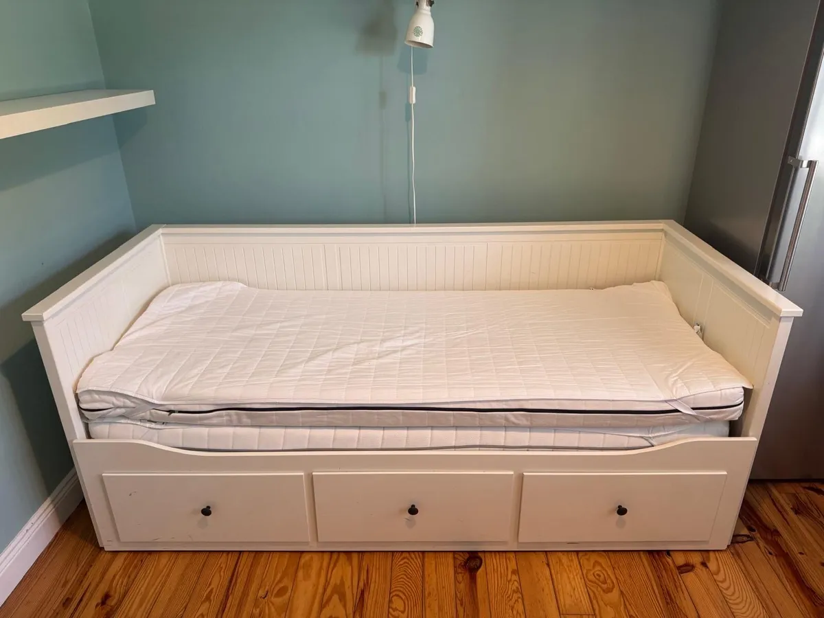 IKEA Daybed / Vanity Dresser / Stool / Drawers - Image 3