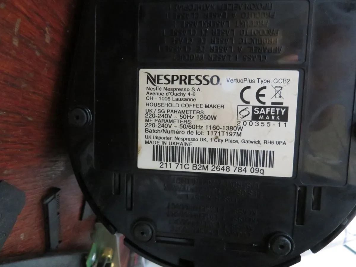 Nespresso Coffee Maker (Virtuo Plus) - Image 2