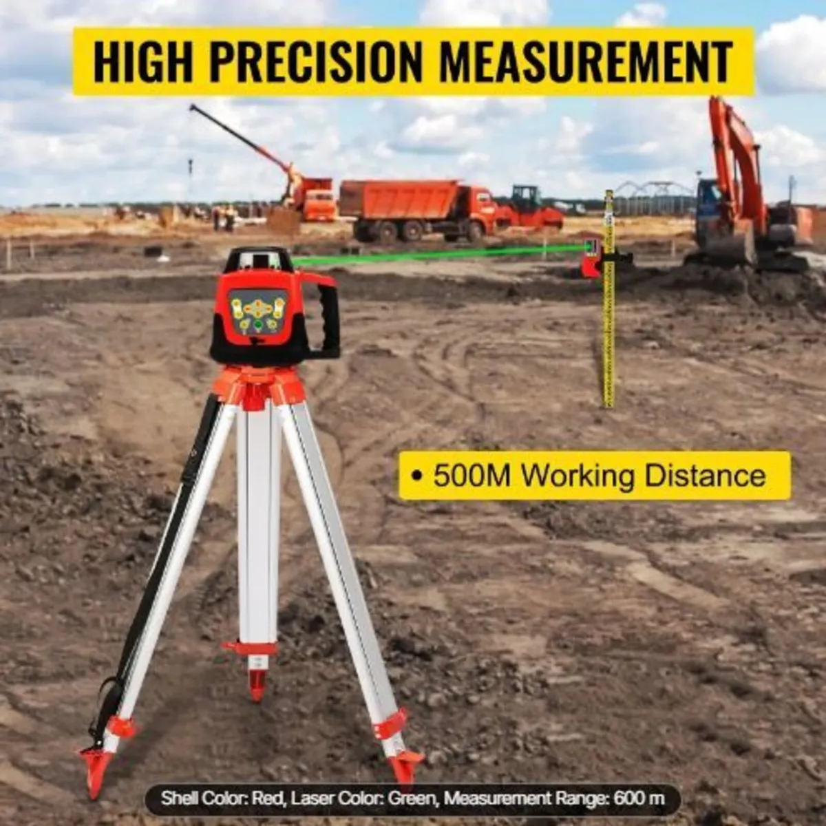 Green Rotary Laser Level Kit - Image 2