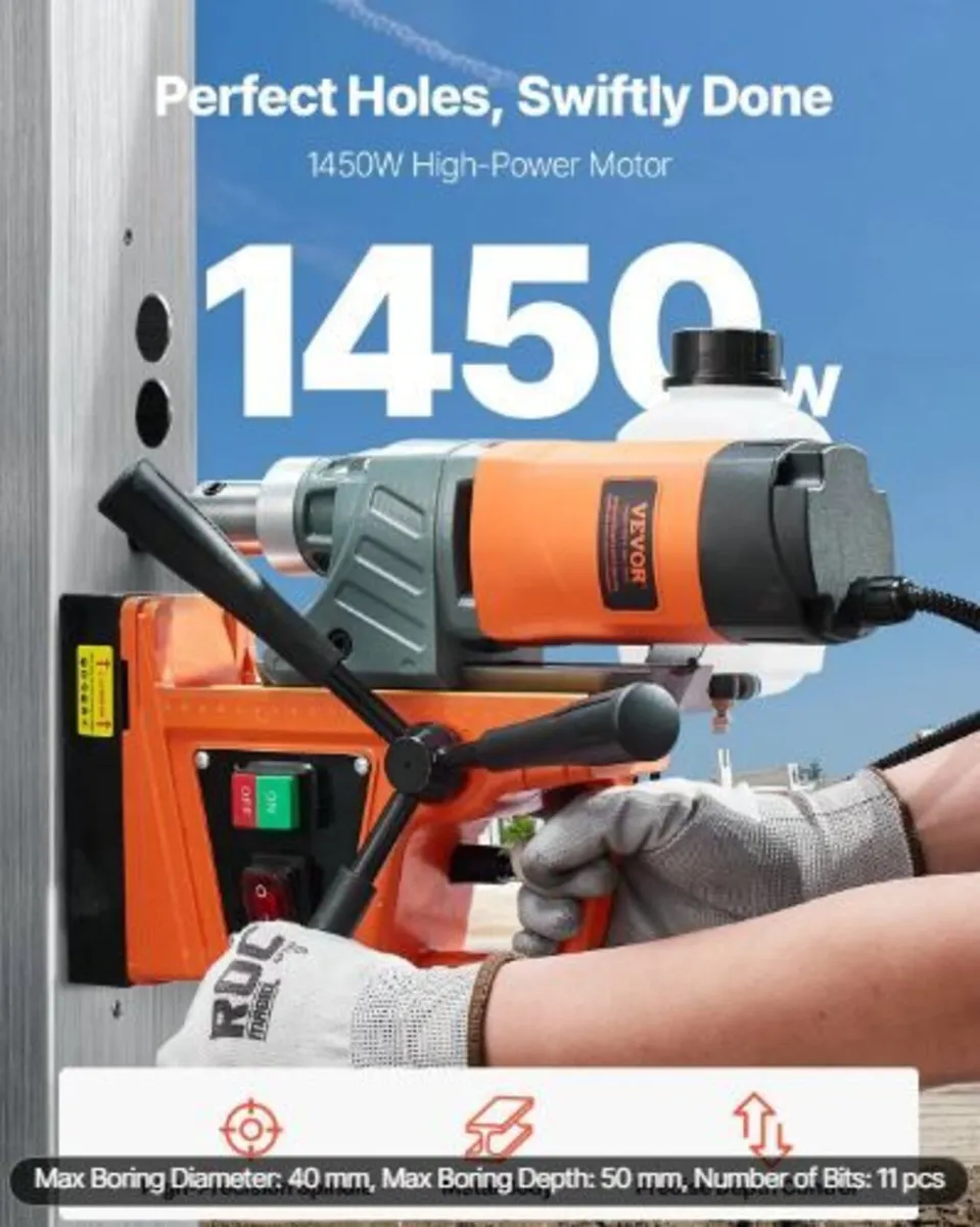 Magnetic Drill, 1450W Motor - Image 4