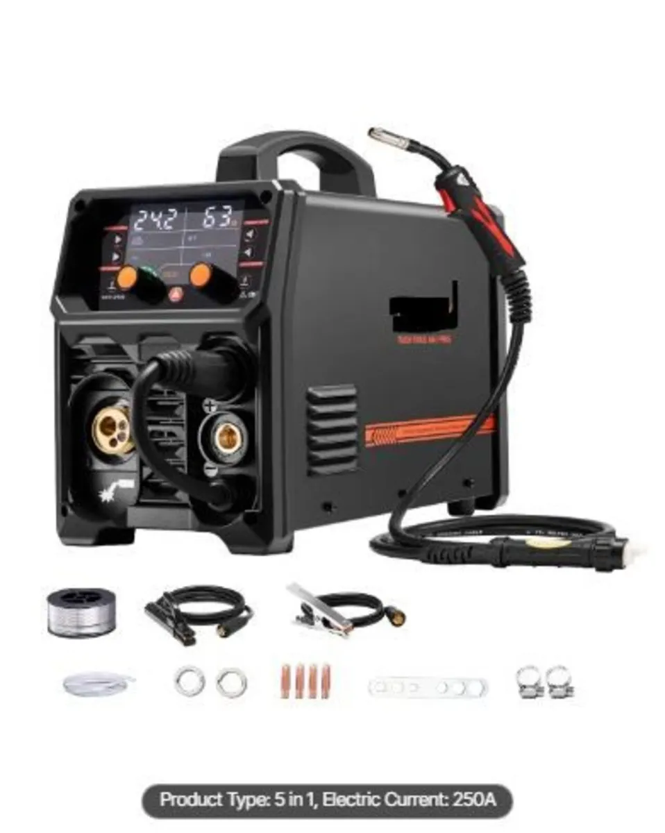 Pro MIG Welder, 250Amp Pluse Mig Welding - Image 4