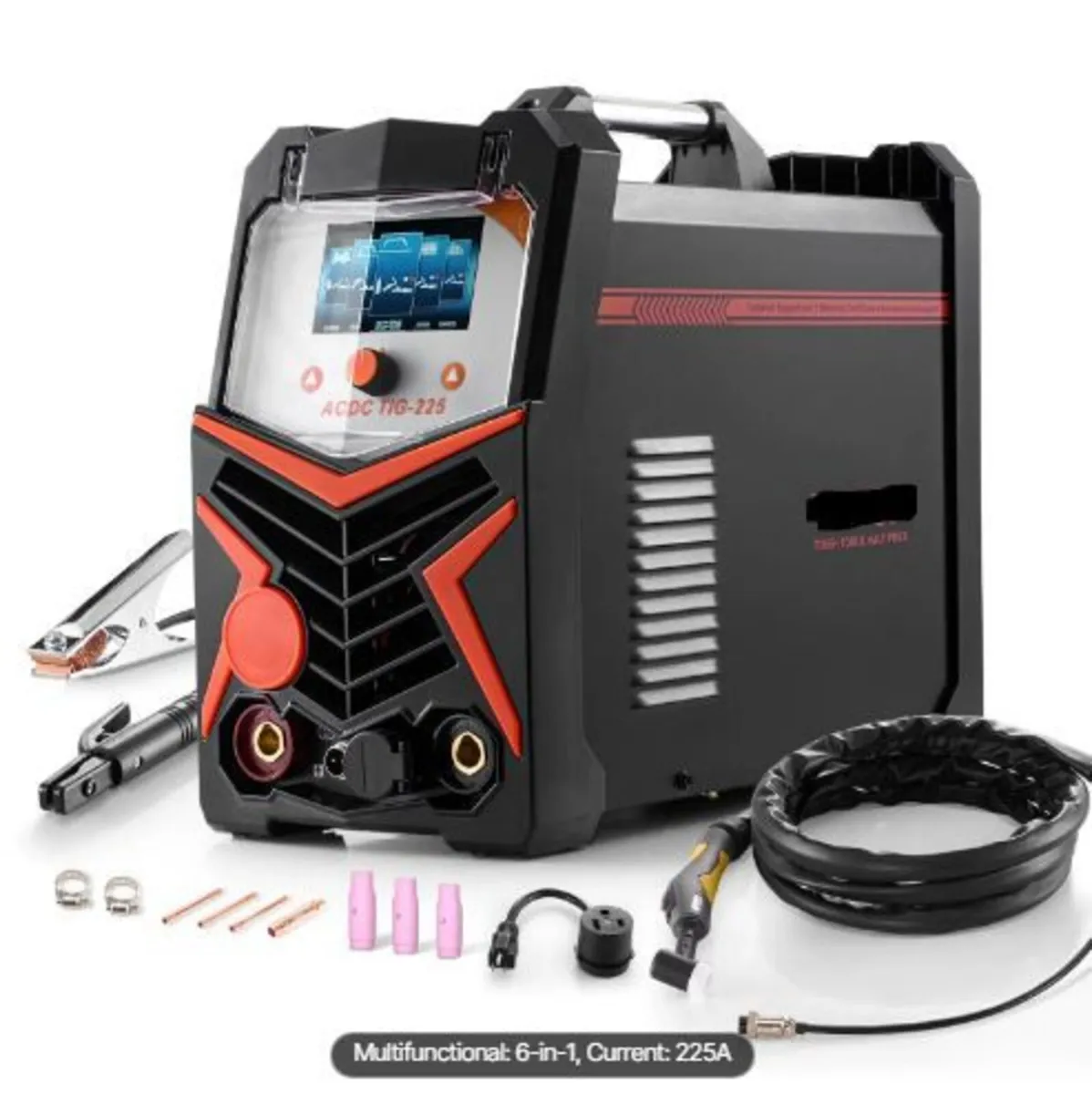 TIG Welder, 225A 6-In-1 Aluminum Welding Machine - Image 4