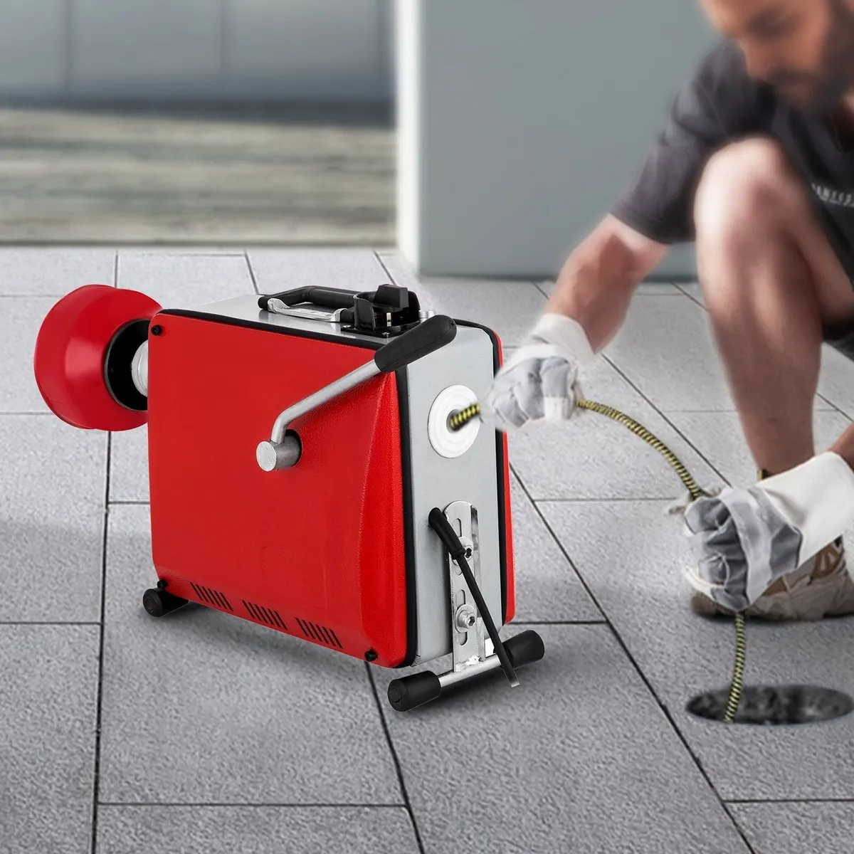 390W Electric Drain  Pipe Cleaning Machine 220V - Image 1