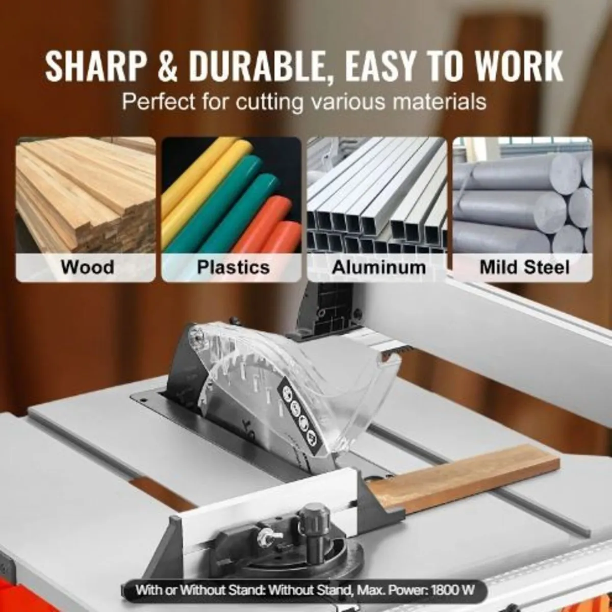1800 W Table Saw Electric Cutting Machine - Image 4