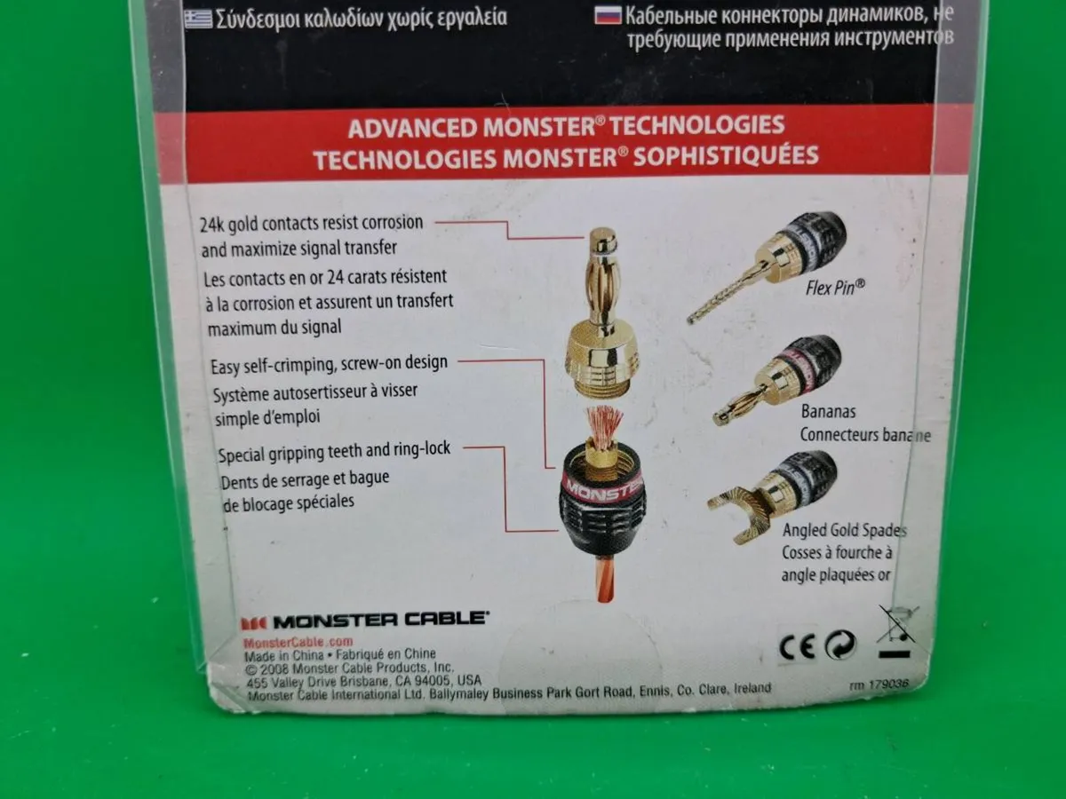 Postage - Monster Cable Quick Lock Angled 24k Gold - Image 4