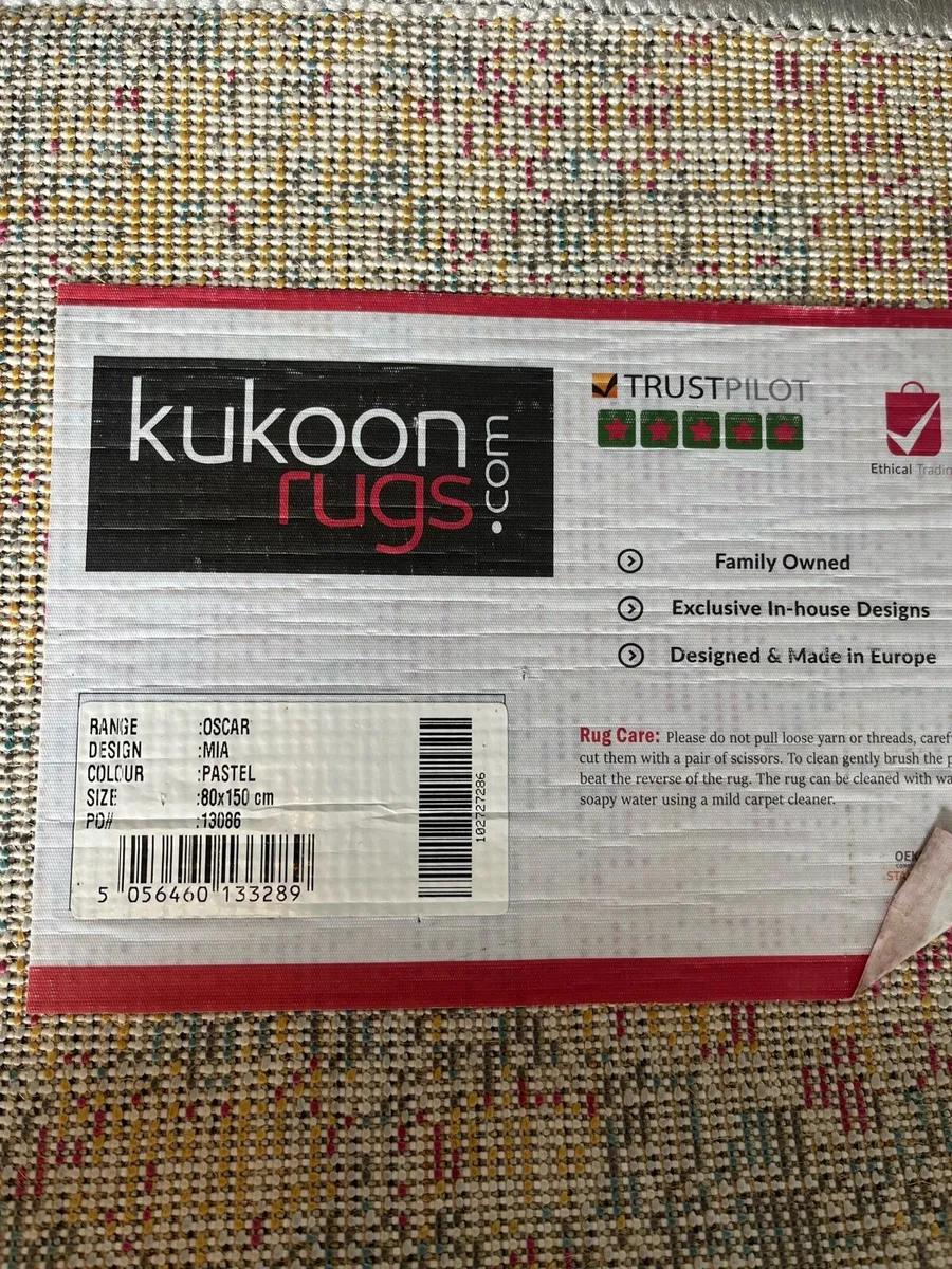 Kukoon Colourful rug 80x150cm - Image 3