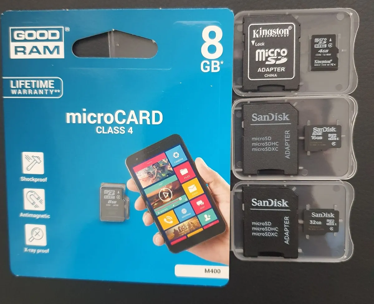 memory  Cards - 4 - 8 - 16 - 32GB - Image 1