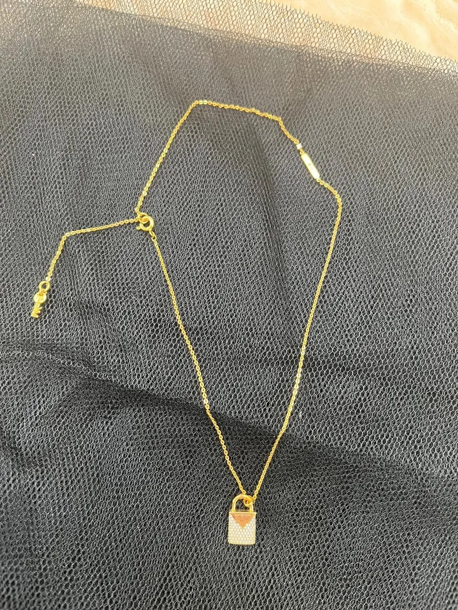 Michael Cors Padlock Necklace - Image 1