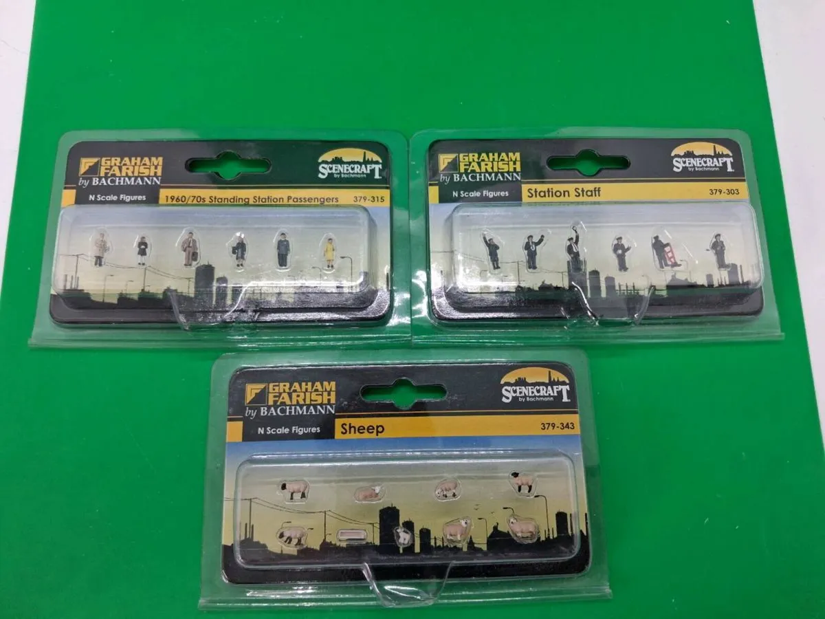 Postage - 3 x Graham Farish by Bachmann - N Gauge - Image 1
