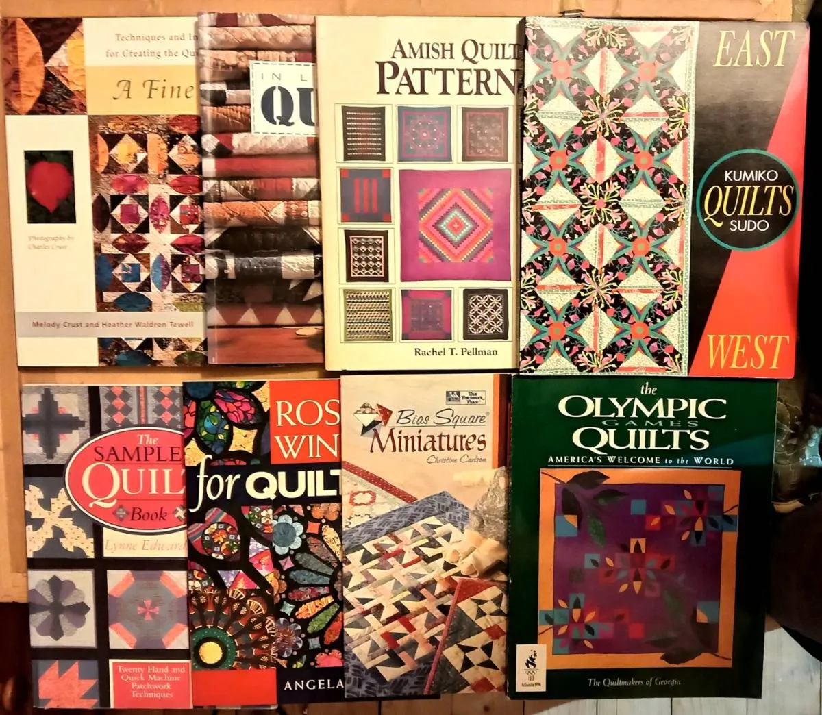 Eight Quilting Books - Image 1