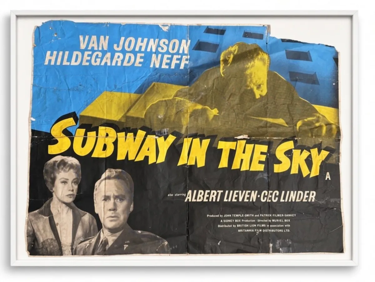 Subway in the Sky (1959) Original UK Quad Poster - Image 3