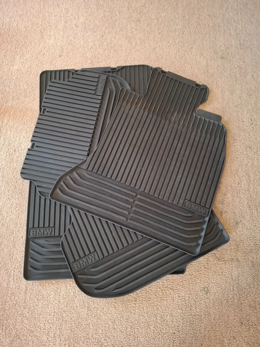 BMW F10 5 series 2010-2017 Rubber Mats (4) Genuine - Image 4