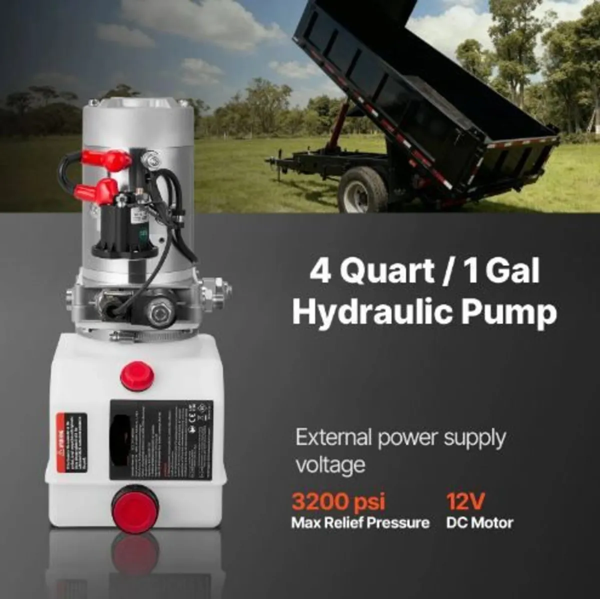 4 L Hydraulic Power Unit, Single Acting Dump - Image 2