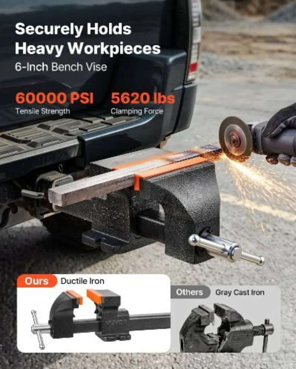Truck Hitch Vise, 150 mm Jaw Width - Image 4