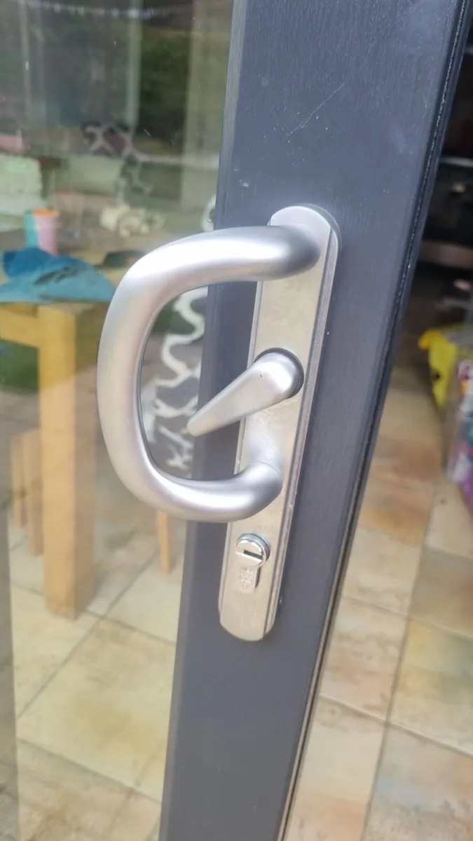Double sliding door Antricite grey - Image 3