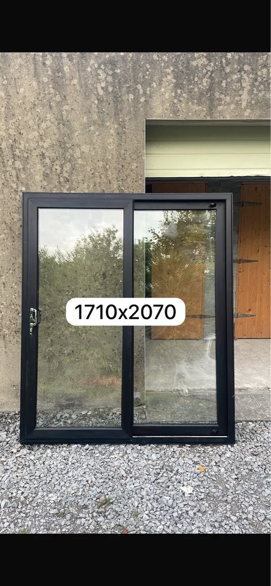 UPVC BLACK SLIDING DOOR HIGH QUALITY