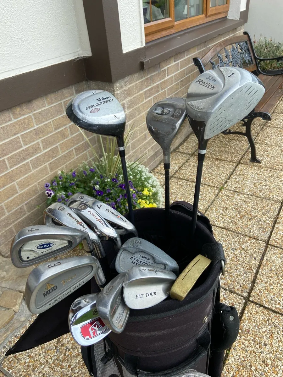 Golf. Clubs. &. Bag. Mixed. Set - Image 2