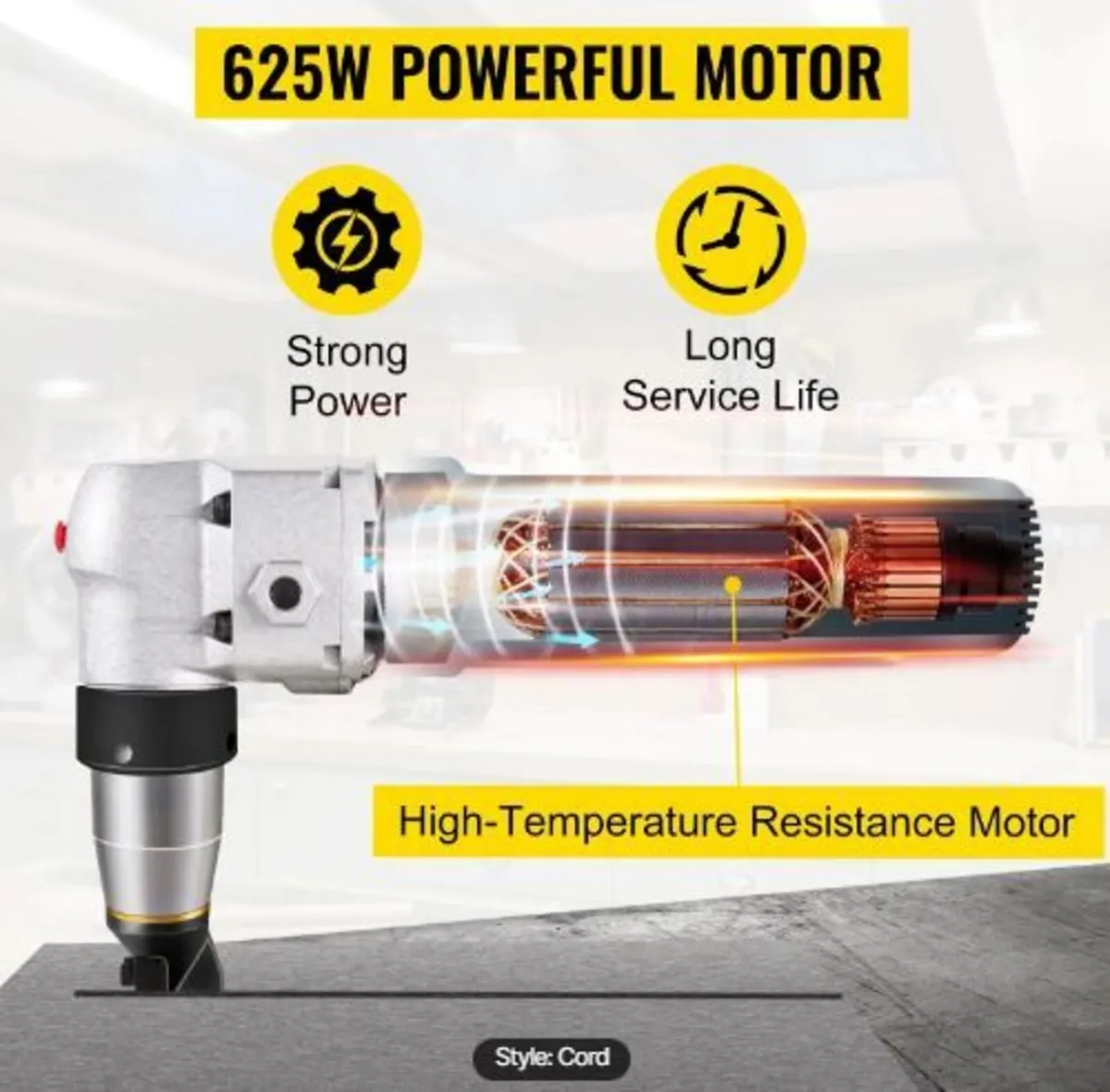 Electric Metal Nibbler 625W Nibbler Metal Cutter - Image 4