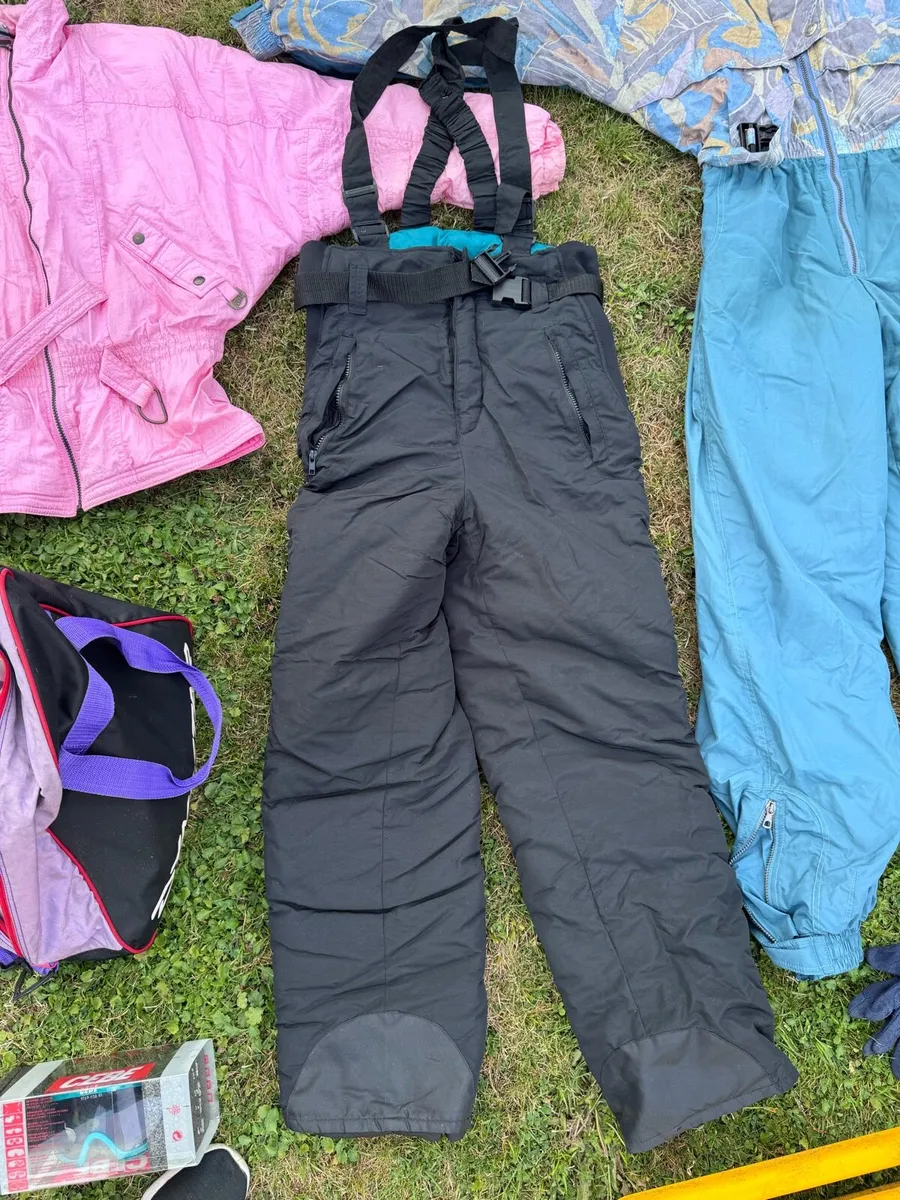 Vintage 90s Ski Set - Jacket,Trousers,Boots,Access - Image 3