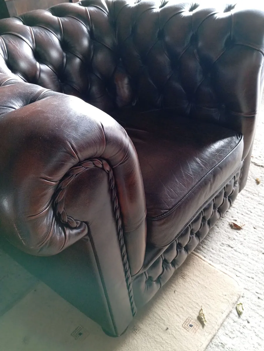 Chesterfield wingback chair - Image 2