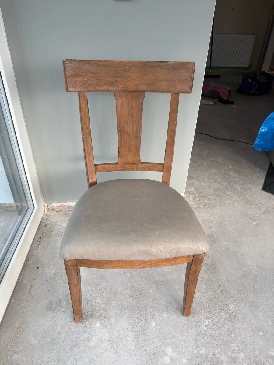4 x dining chairs - Rustic style - Image 4