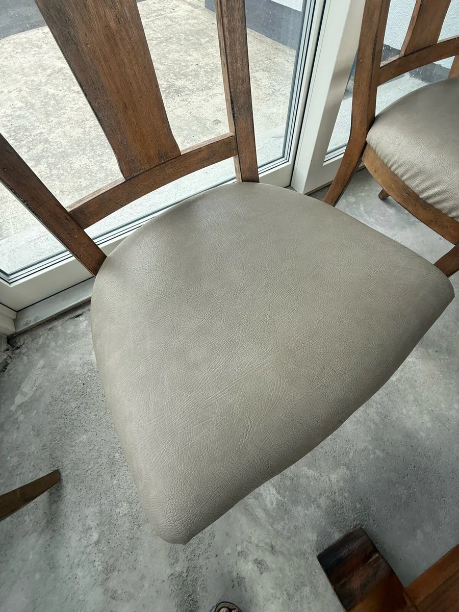 4 x dining chairs - Rustic style - Image 3