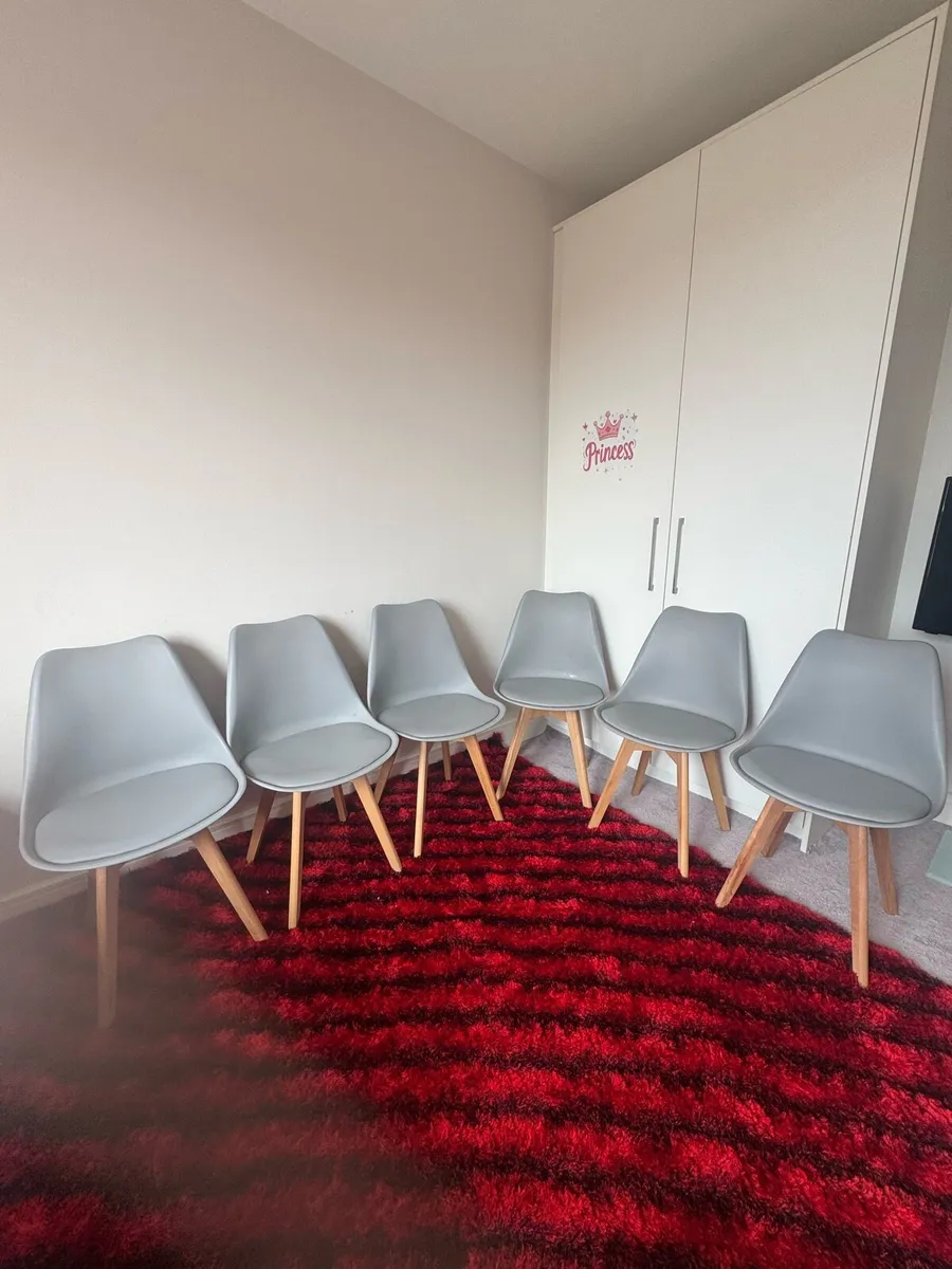 6 Dinning chairs - Image 1