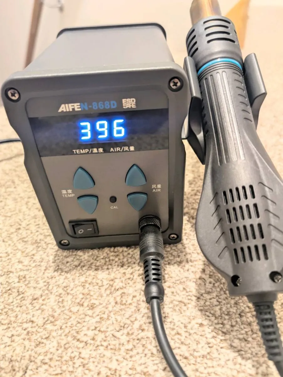 Hot Air Soldering Station + 7 Nozzles - Image 4